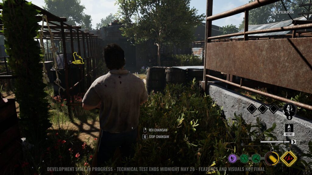 Screenshot from the Texas Chain Saw Massacre Playtest The Gamers Club